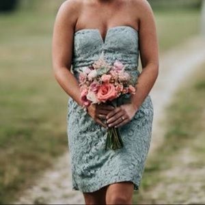 J. CREW CATHLEEN DRESS Dusty Shale Size: 2